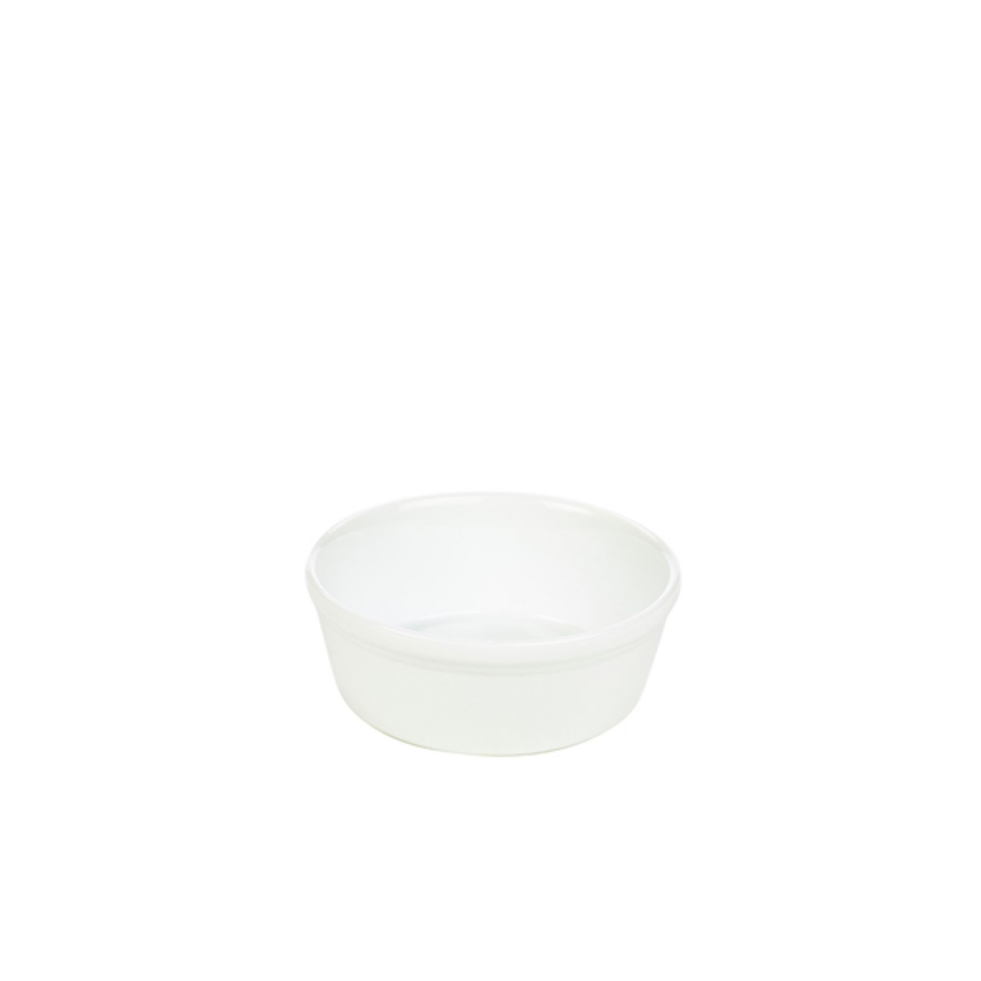 Picture of Genware Porcelain Round Pie Dish 14cm/ 5" - Pack of 6 - 305214