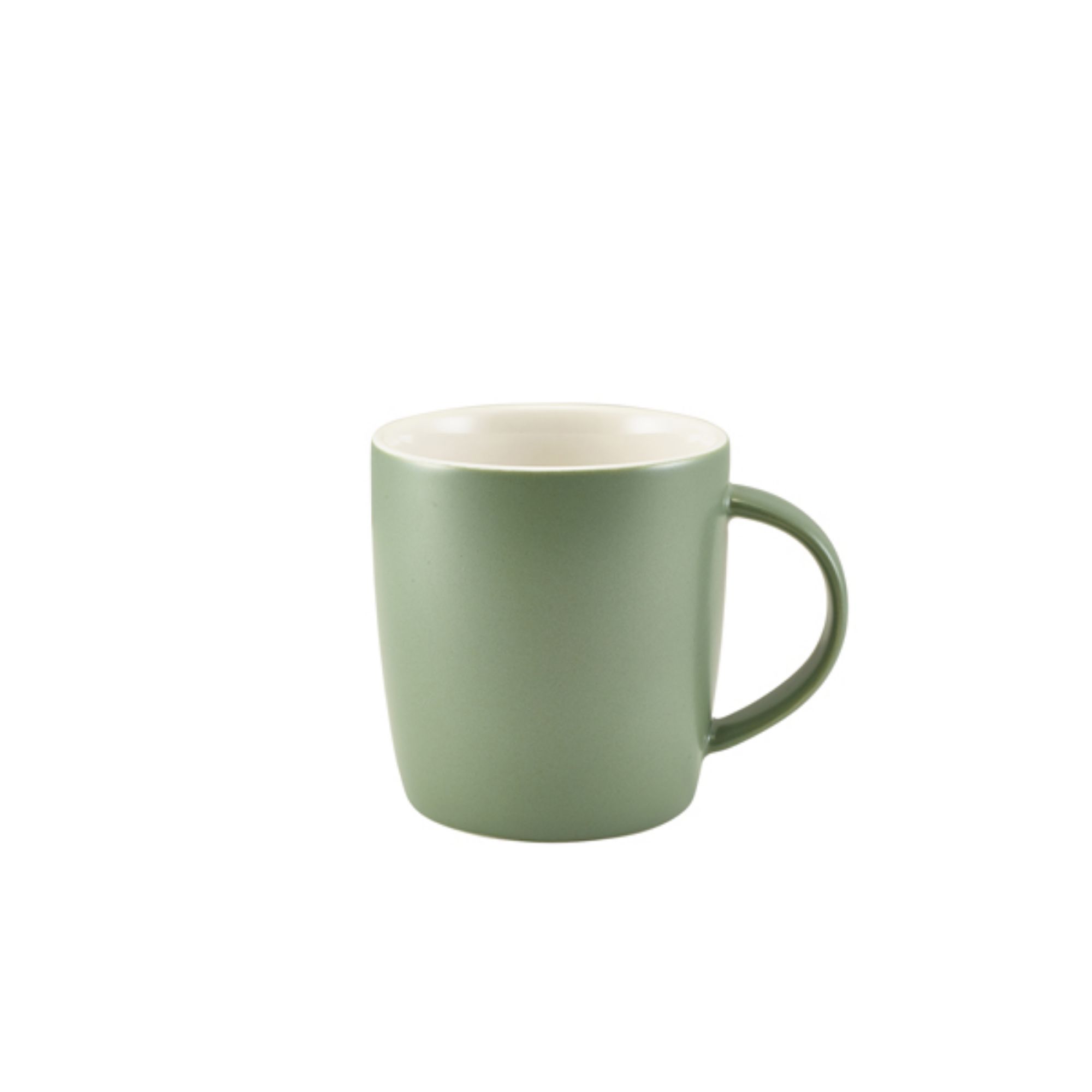 Picture of GenWare Porcelain Matt Sage Cosy Mug 35cl/ 12.3oz - Pack of 6 - 322139MSG
