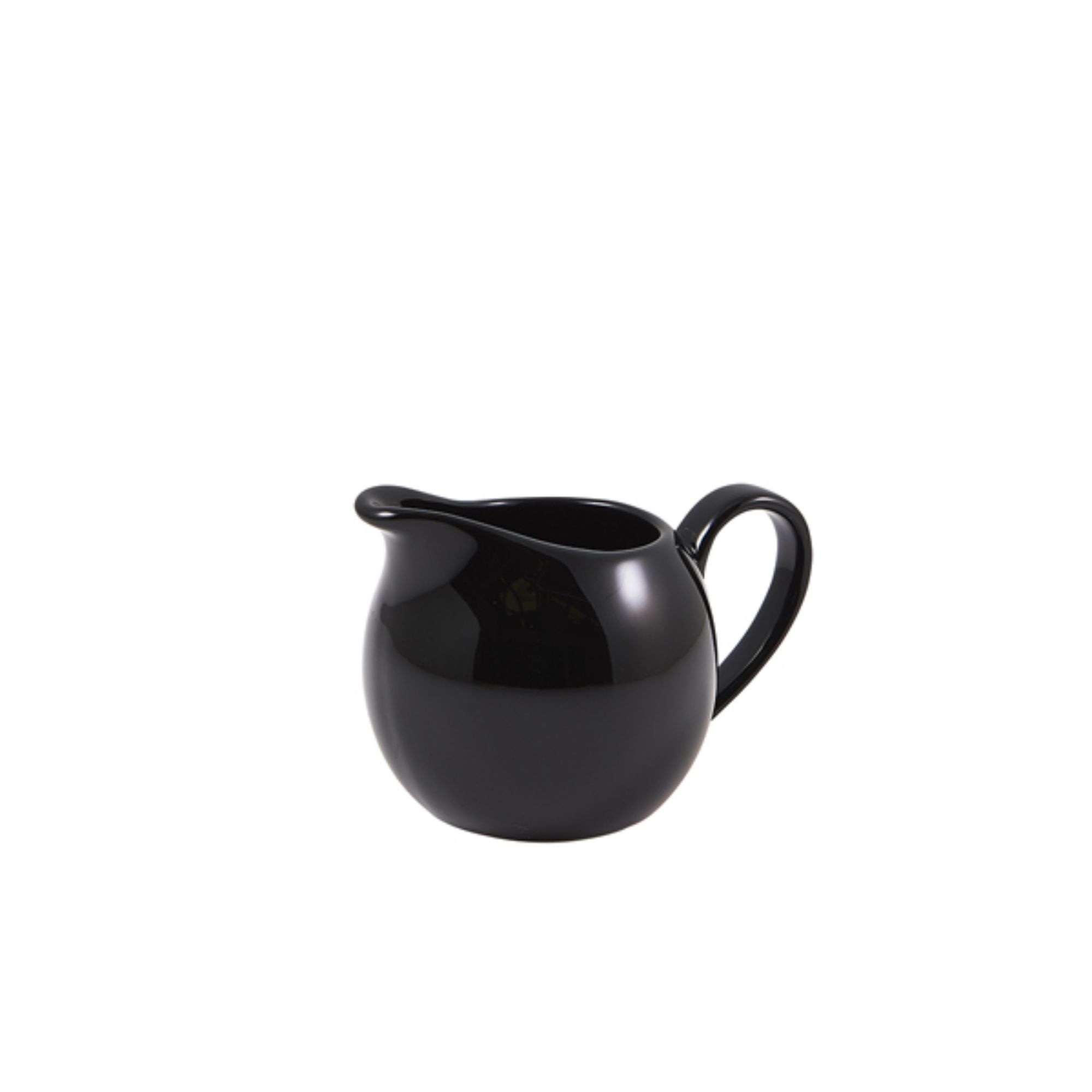 Picture of Genware Porcelain Black Jug 14cl/ 5oz - Pack of 6 - 373114BK
