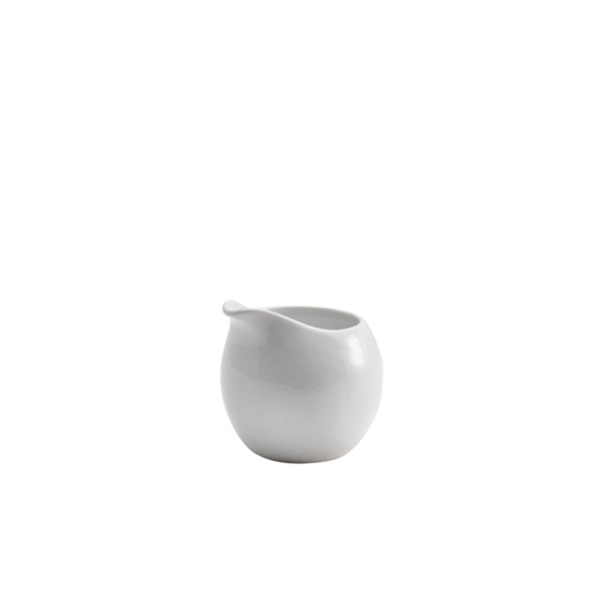 Picture of Genware Porcelain Milk Jug 8.5cl/ 3oz - Pack of 12 - 373108