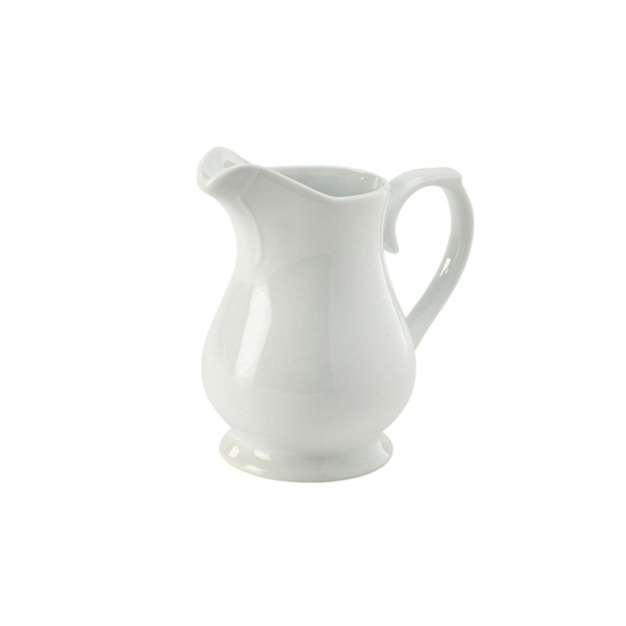 Picture of Genware Porcelain Traditional Serving Jug 14cl/ 5oz - Pack of 6 - 376914