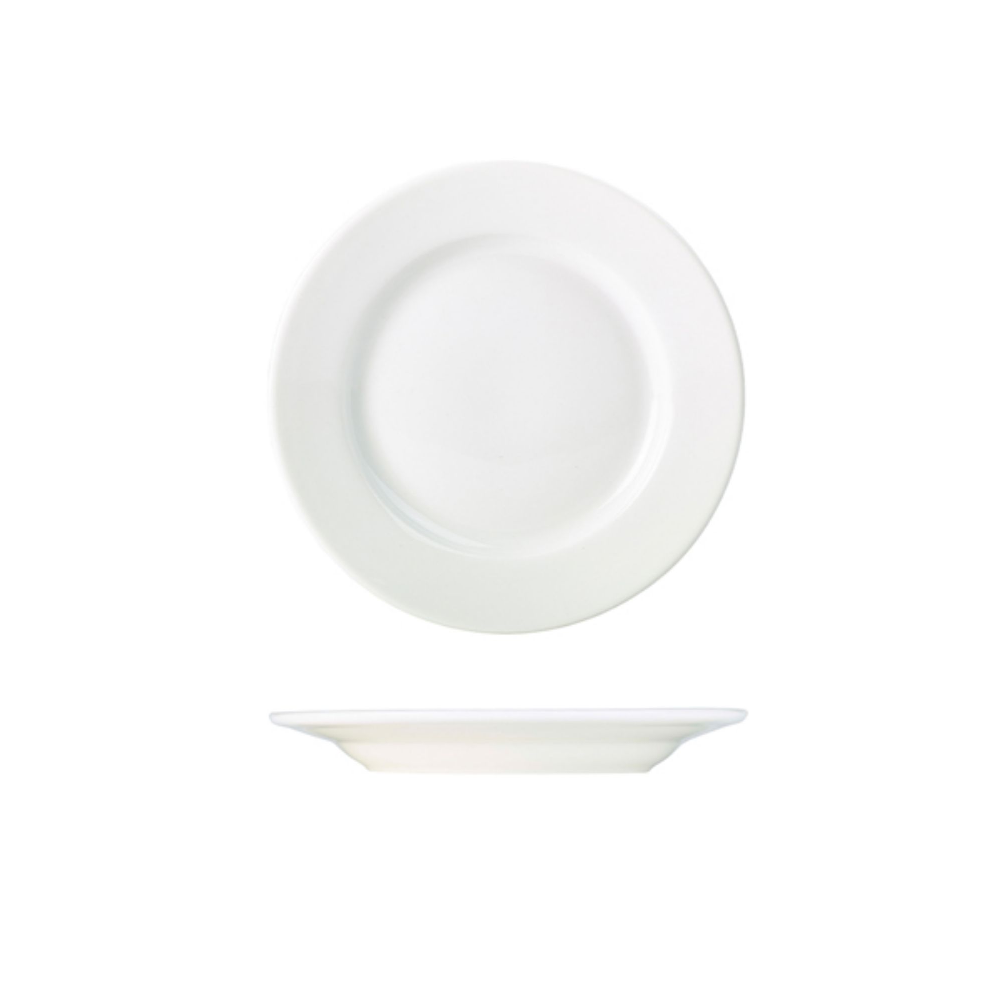 Picture of Genware Porcelain Classic Winged Plate 19cm/ 7.5" - Pack of 6 - 160619