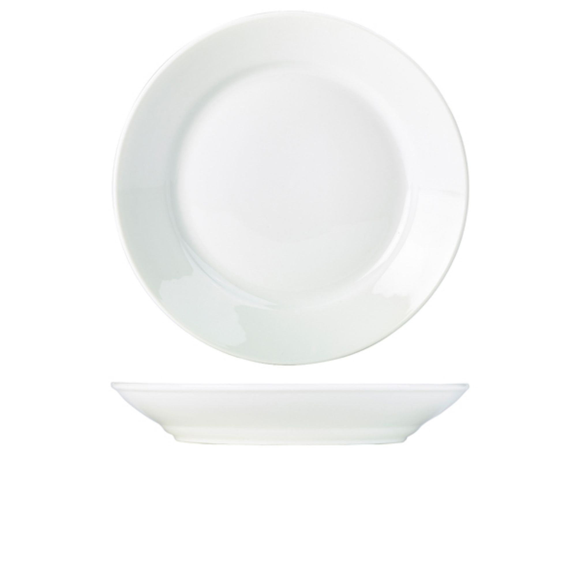 Picture of Genware Porcelain Deep Winged Plate 30cm/ 12" - Pack of 6 - 170130