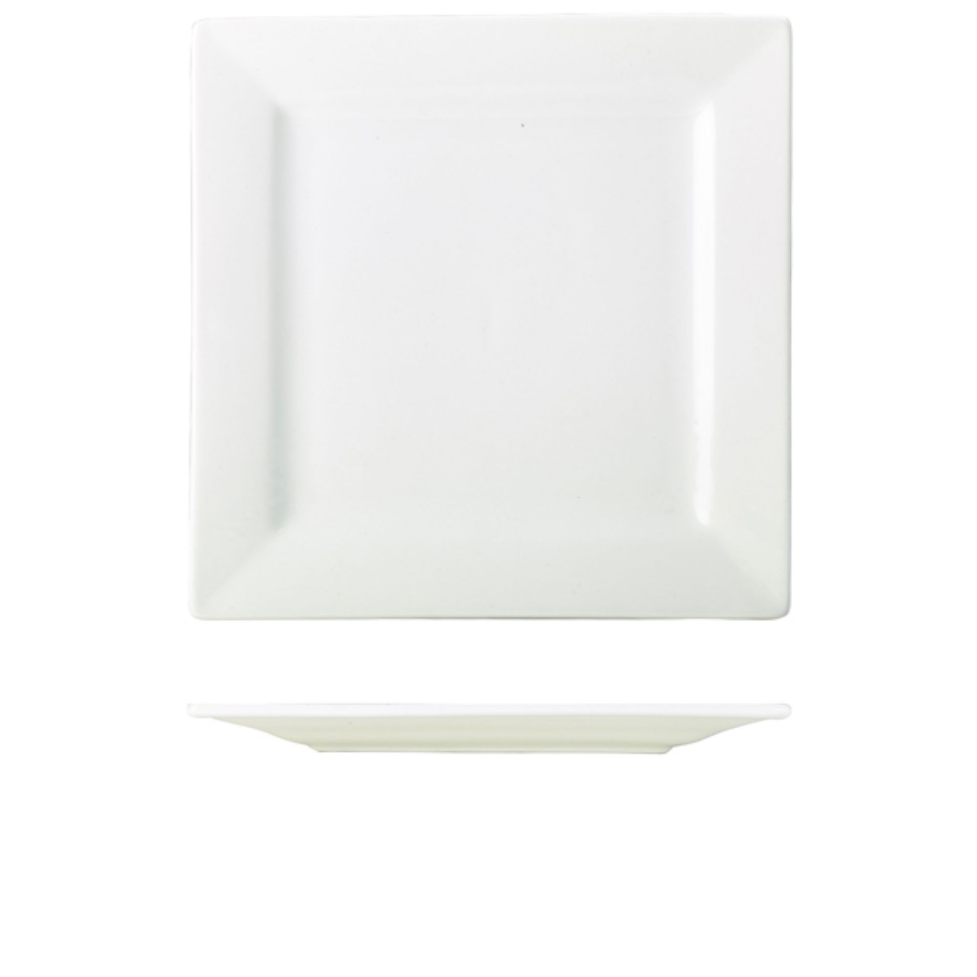Picture of Genware Porcelain Square Plate 30cm/ 12" - Pack of 6 - 180630