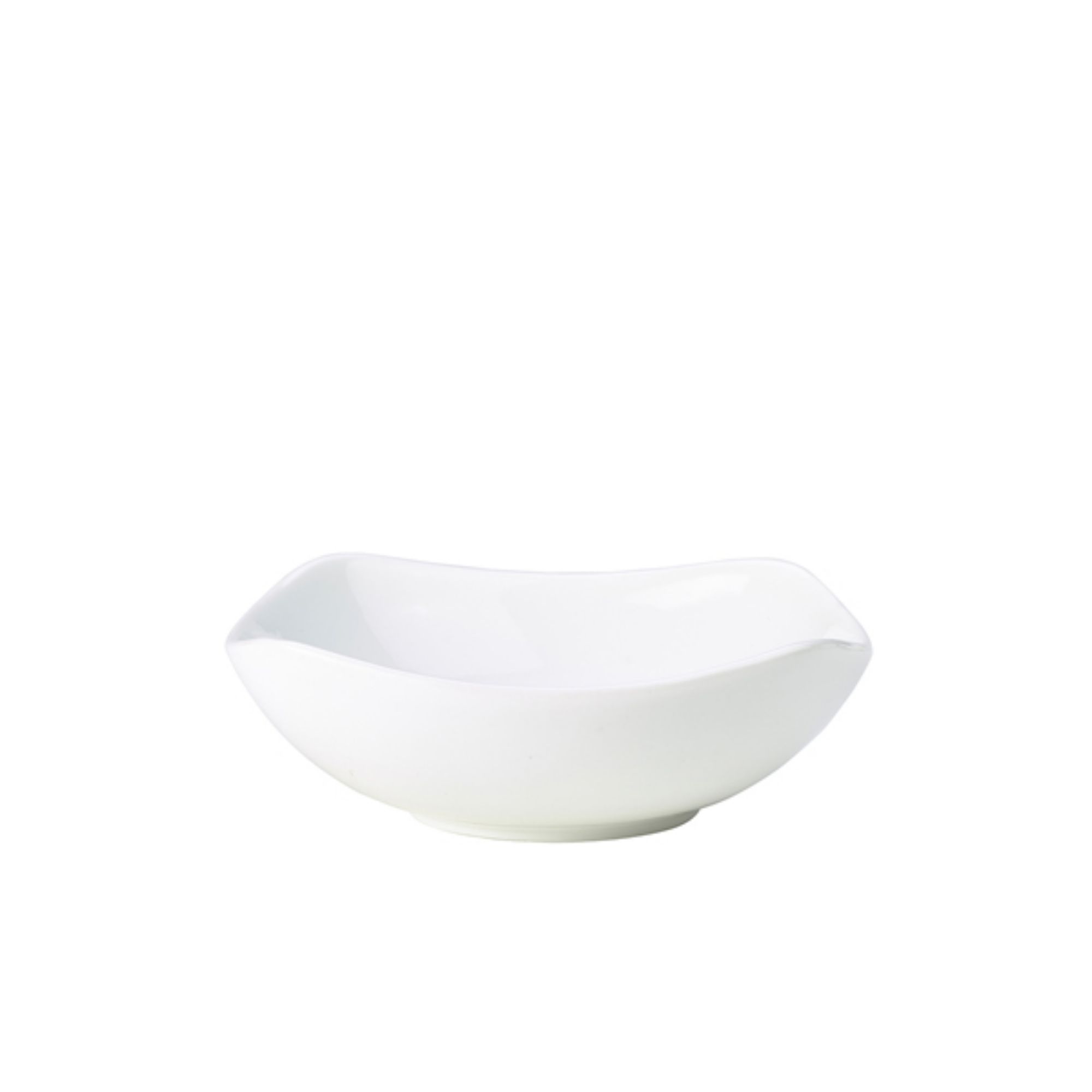 Picture of Genware Porcelain Rounded Square Bowl 20cm/ 7.75" - Pack of 6 - 364420