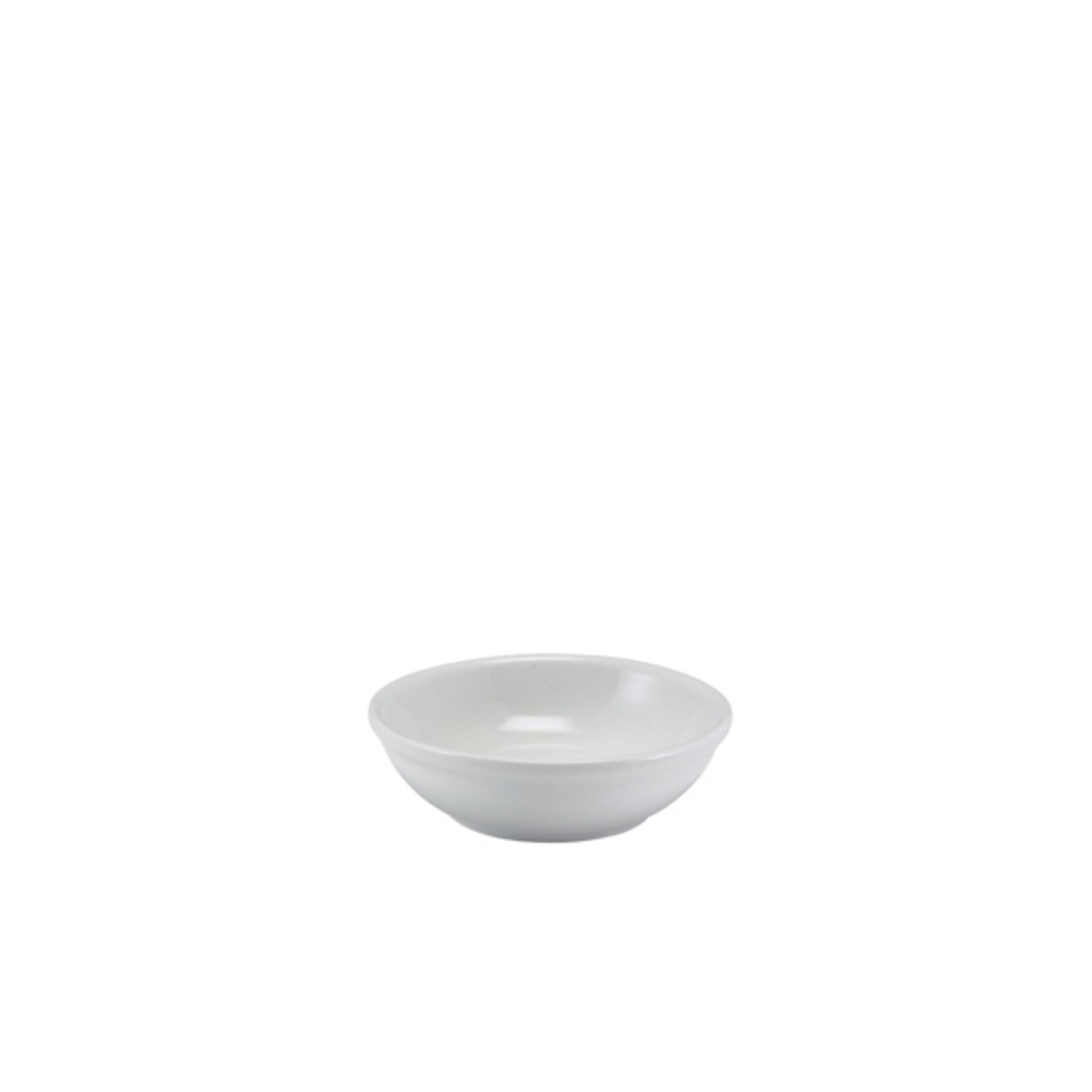 Picture of GenWare Porcelain Butter/ Dip Dish 7.8cm/ 3" - Pack of 12 - 302108