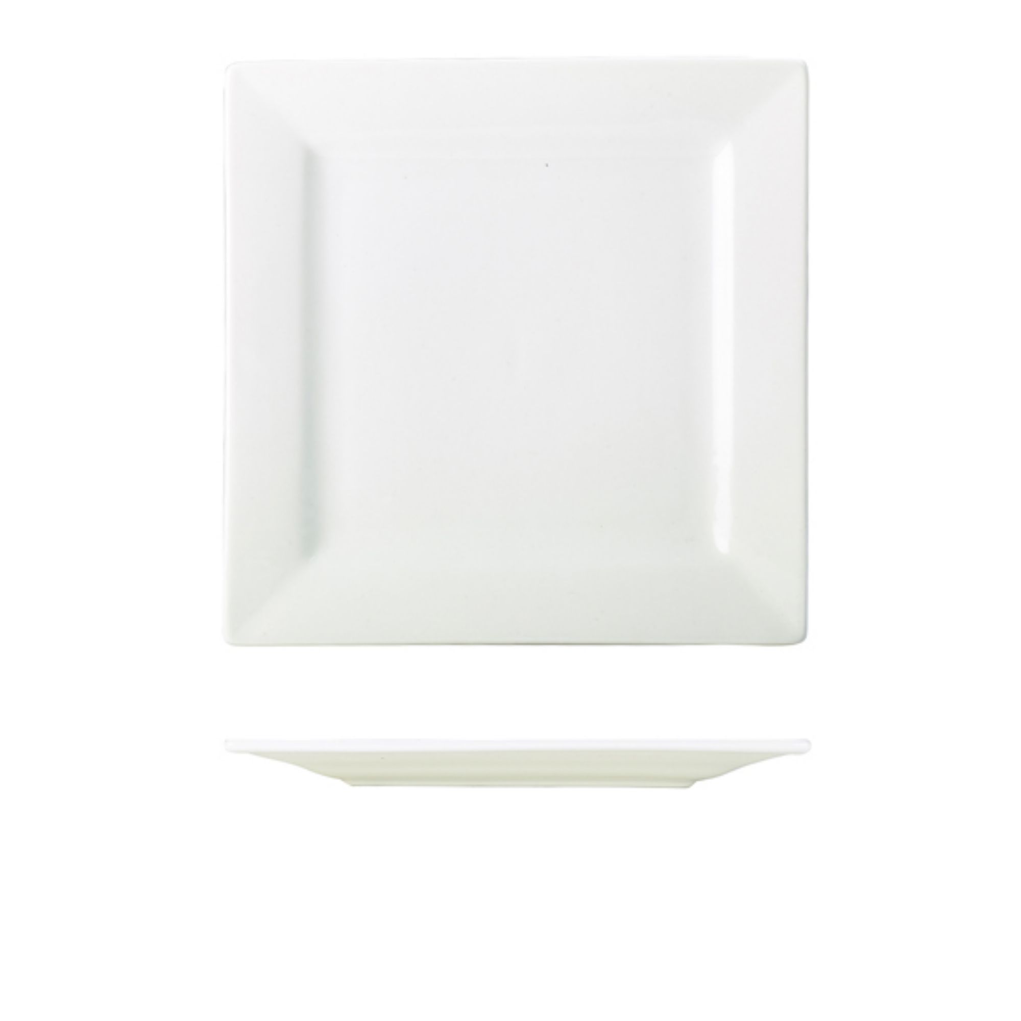Picture of Genware Porcelain Square Plate 26cm/ 10.25" - Pack of 6 - 180626