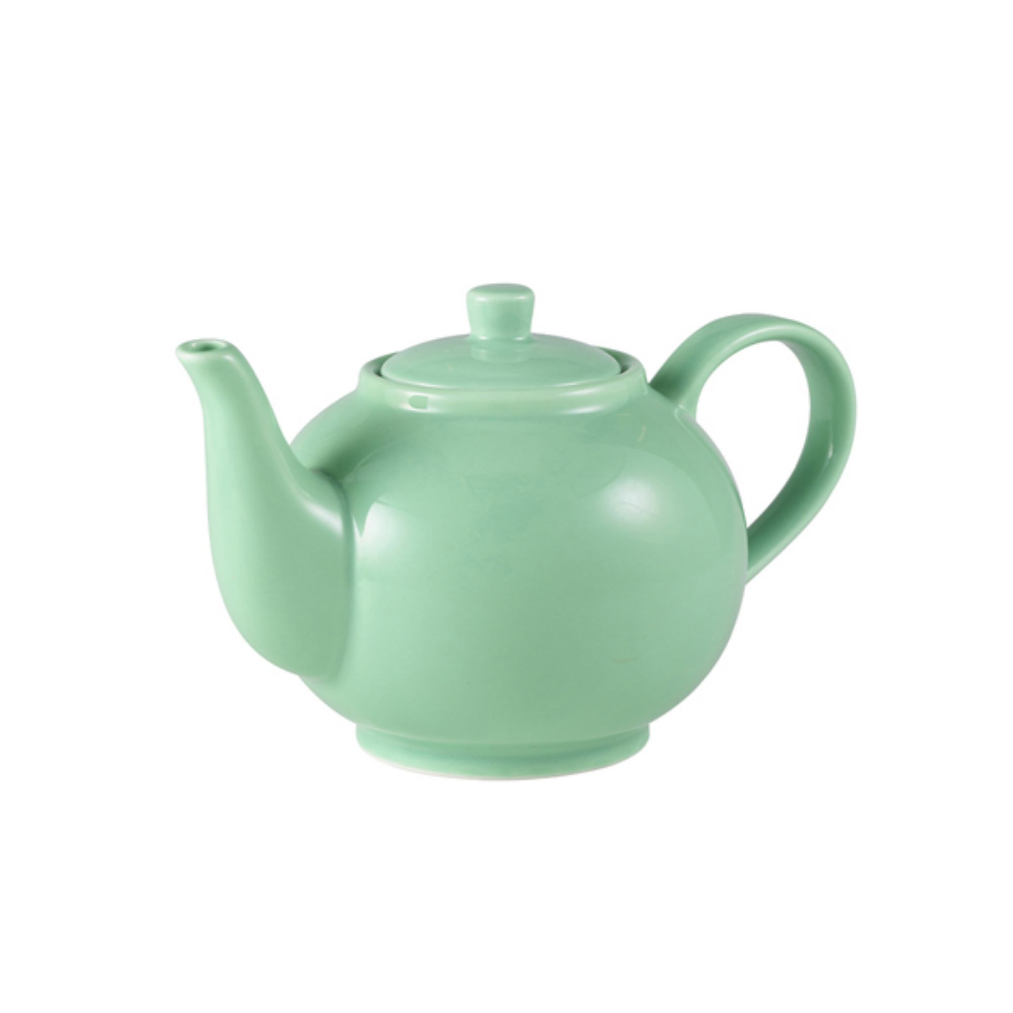 Picture of Genware Porcelain Green Teapot 45cl/ 15.75oz - Pack of 6 - 393945GR