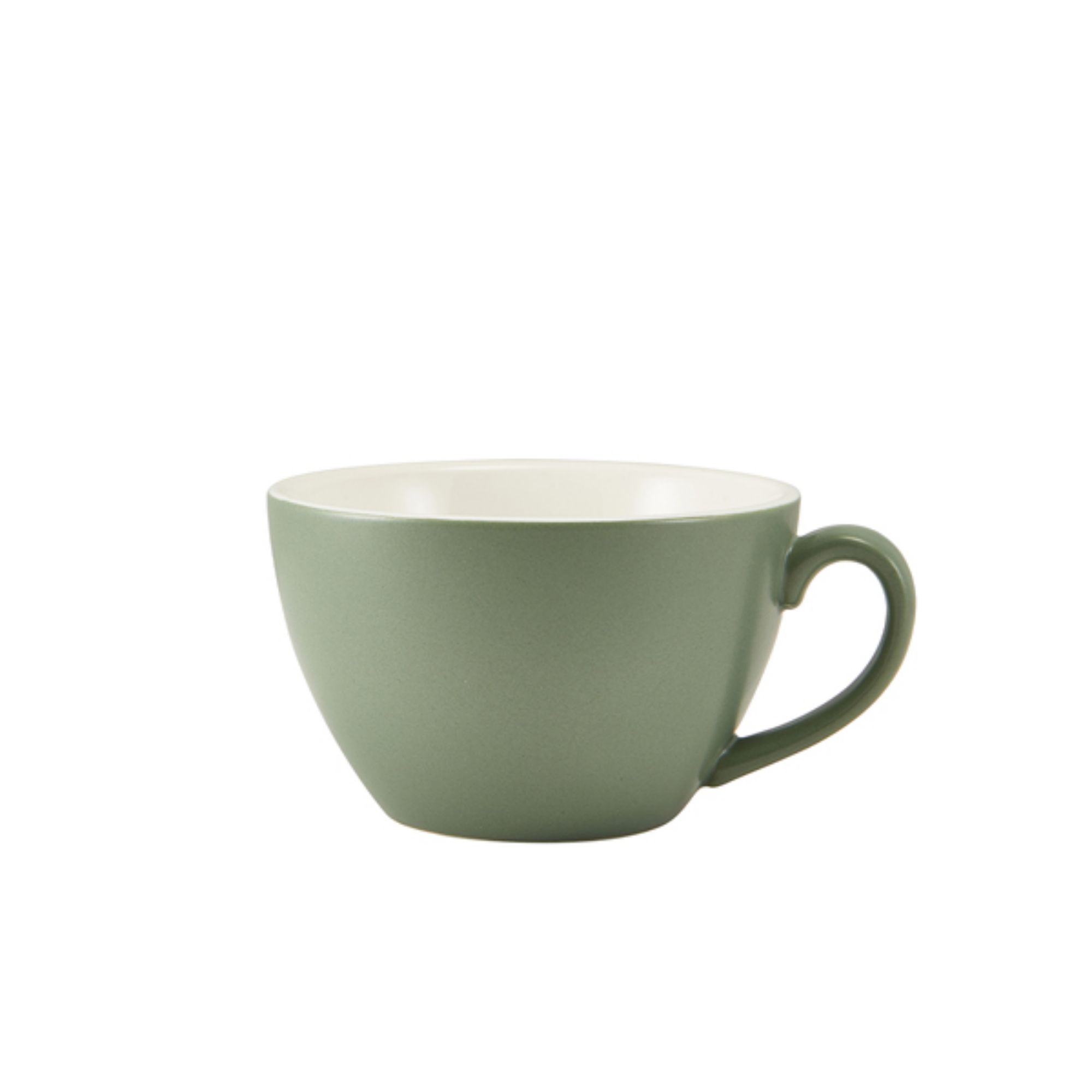 Picture of GenWare Porcelain Matt Sage Bowl Shaped Cup 34cl/ 12oz - Pack of 6 - 322134MSG