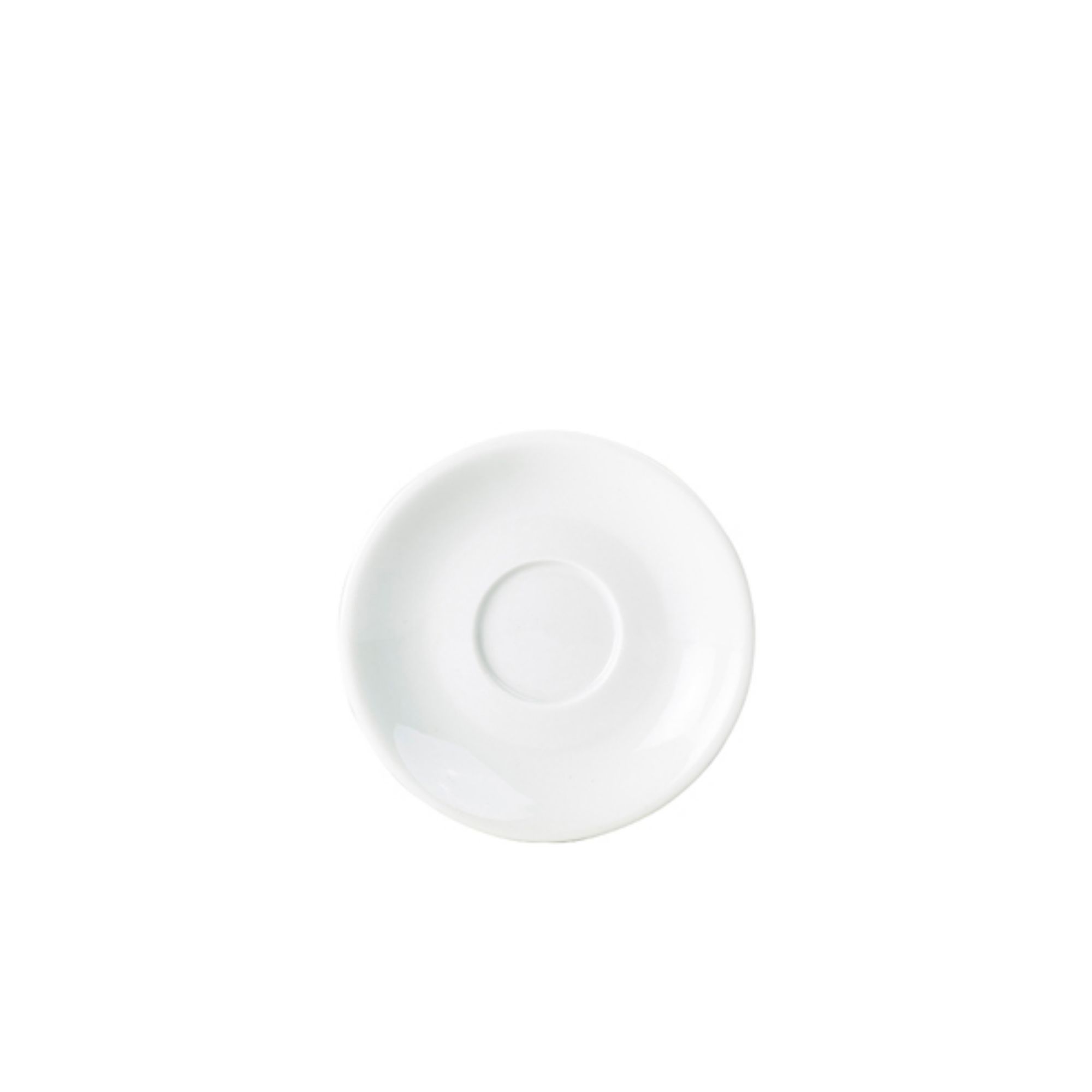 Picture of Genware Porcelain Saucer 12cm/ 4.75" - Pack of 6 - 182112