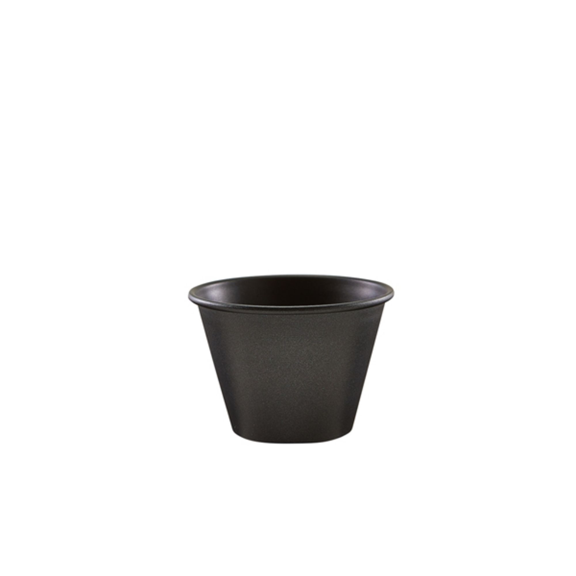 Picture of GenWare Metallic Black Ramekin 71ml/ 2.5oz - Pack of 24 - RAMST2MTBK