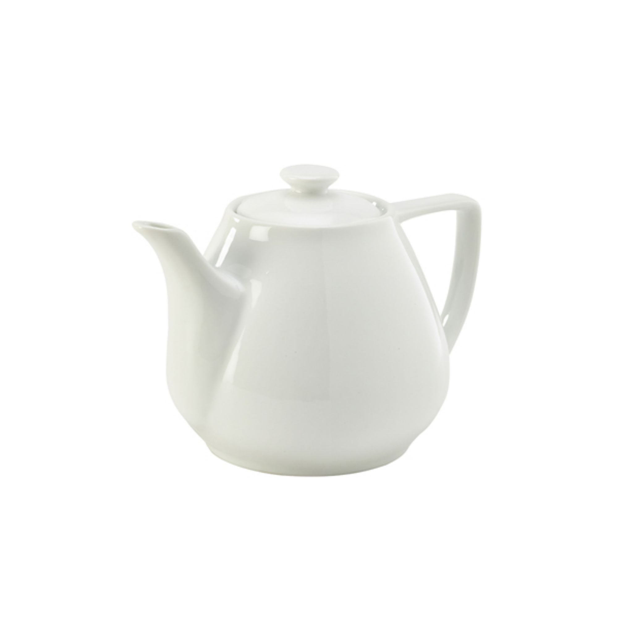 Picture of Genware Porcelain Contemporary Teapot 92cl/ 32oz - Pack of 6 - 394992
