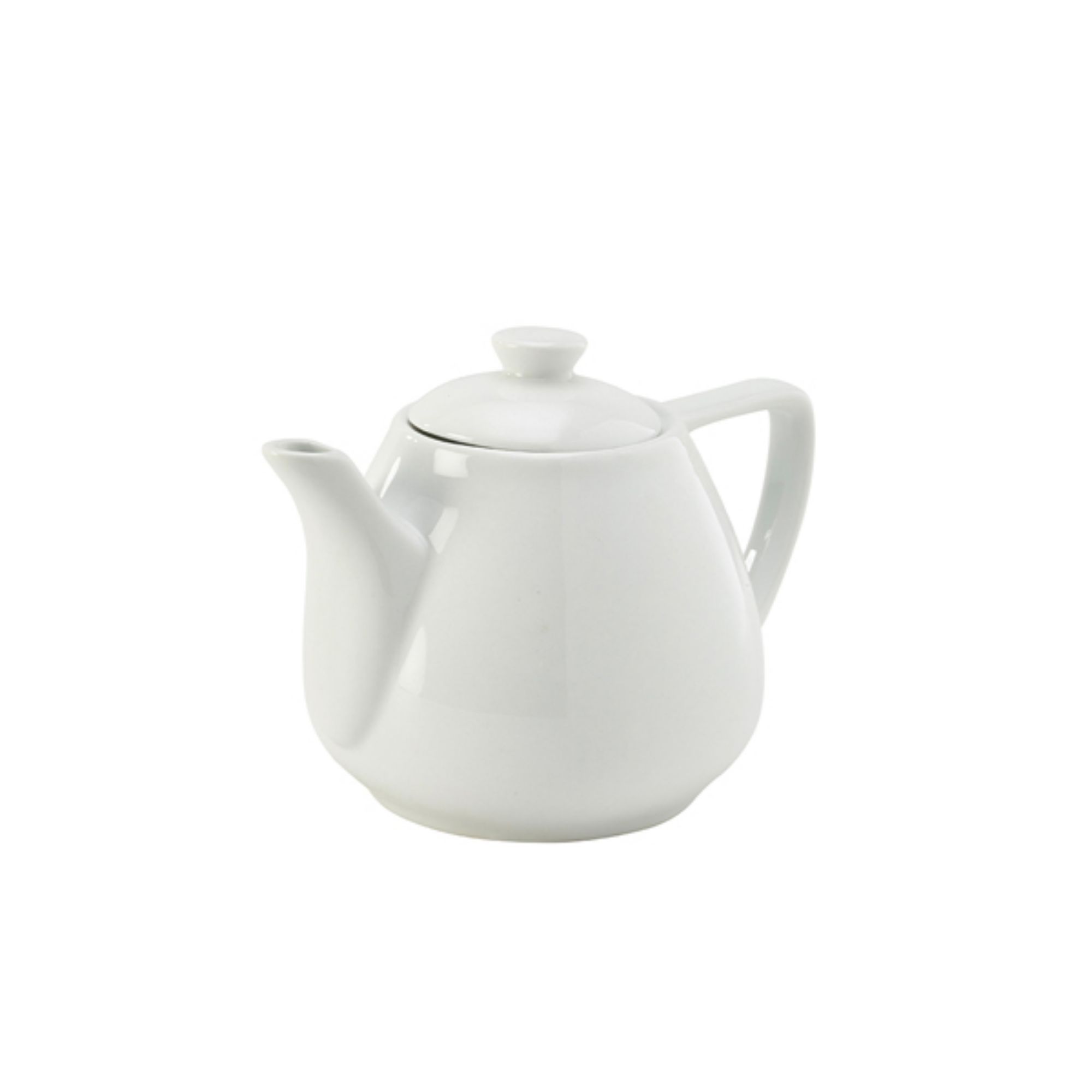 Picture of Genware Porcelain Contemporary Teapot 45cl/ 16oz - Pack of 6 - 394945