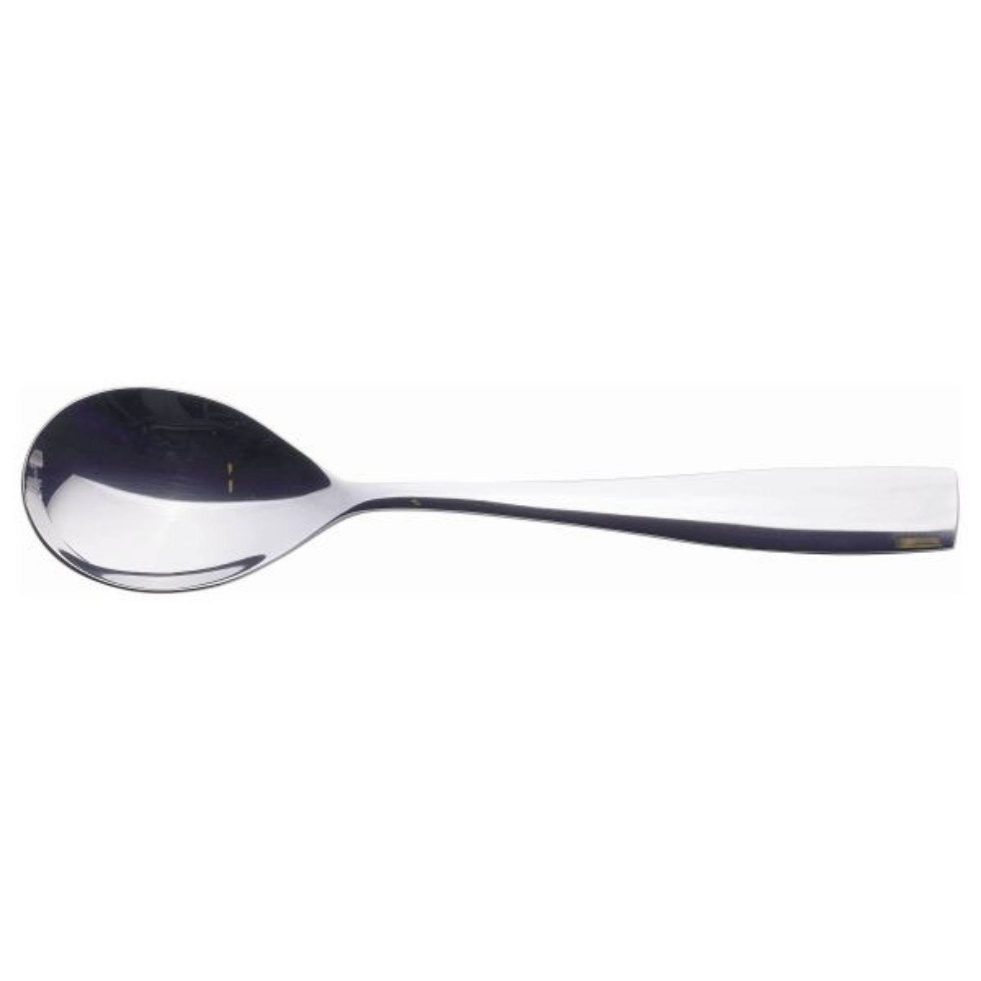 Picture of Genware Square Dessert Spoon 18/0 (Dozen) - DS-SQ