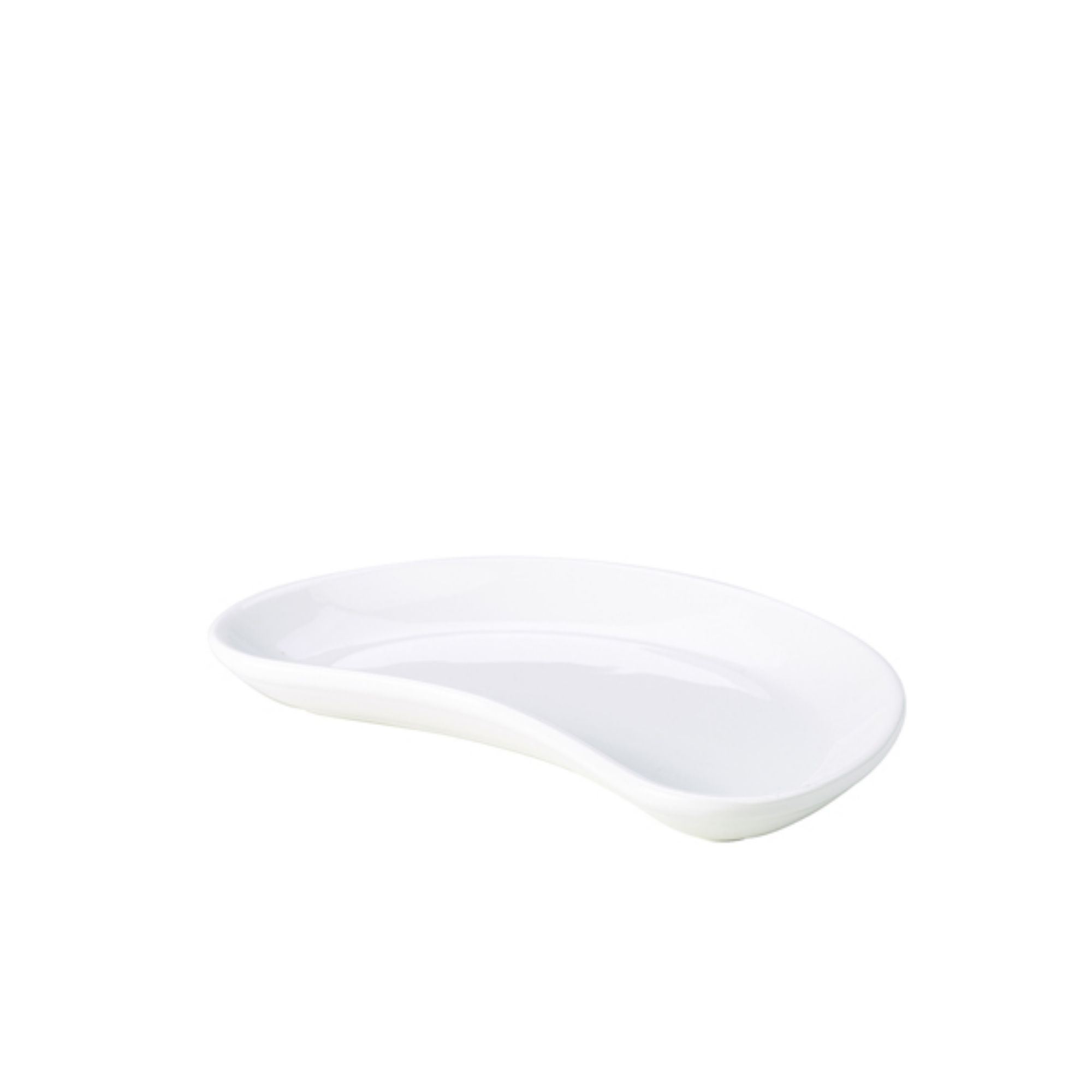 Picture of Genware Porcelain Crescent Salad Dish 20cm/ 7.75" - Pack of 6 - 112120