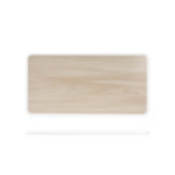 Picture of White Oak White Tokyo Melamine Bento Box Lid 34.8 x 18cm