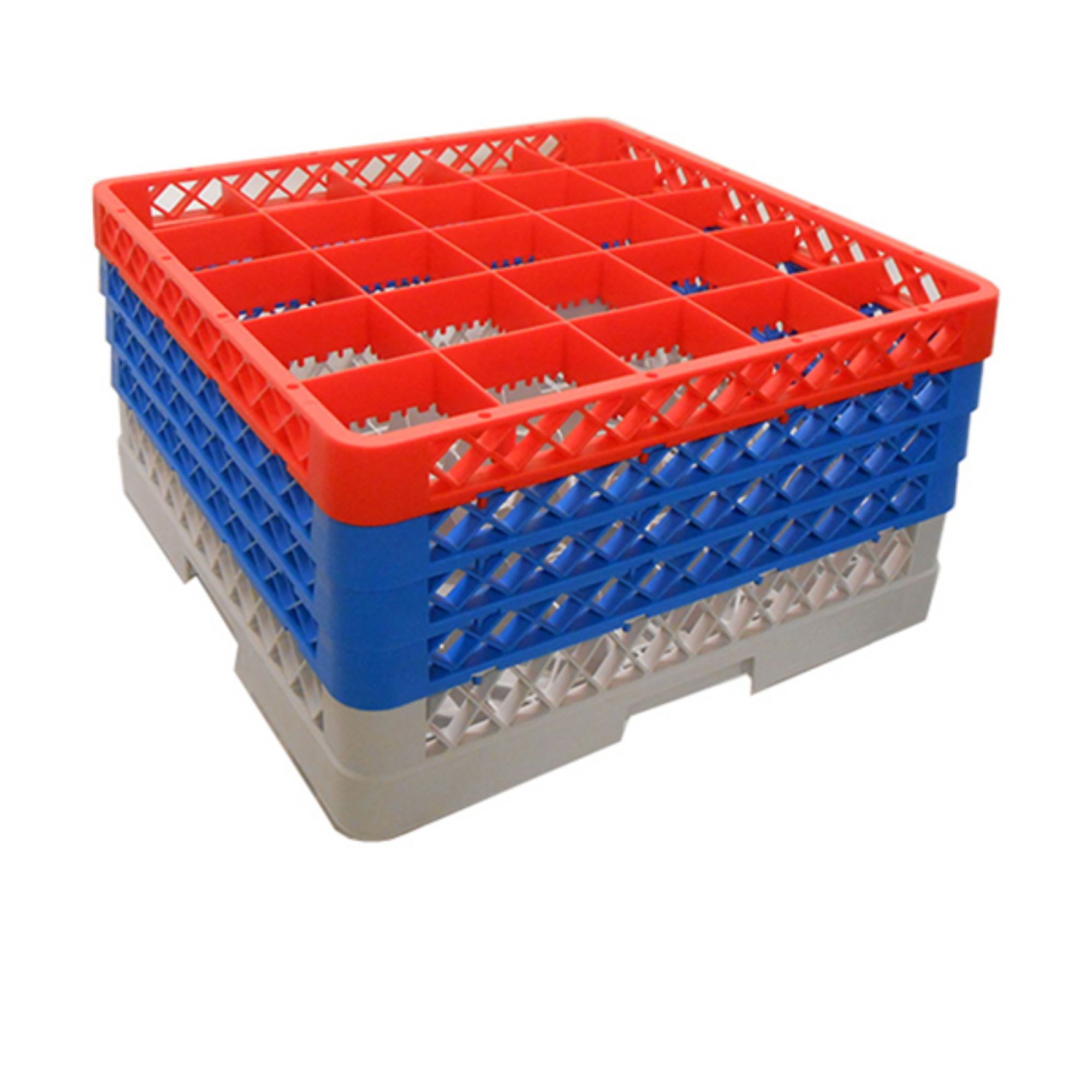 Picture of Genware 25 Comp Glass Rack With 4 Extenders - GR25-4