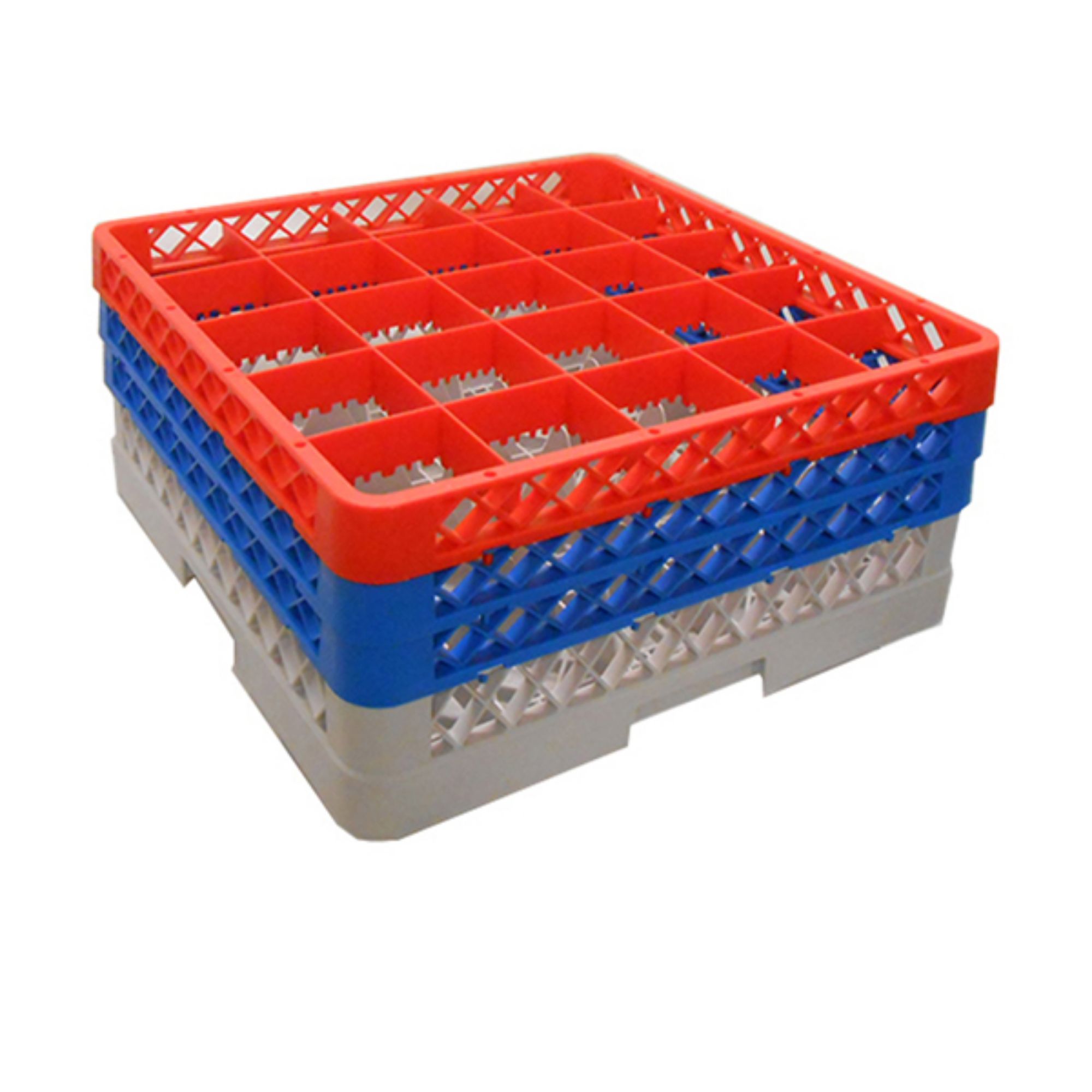 Picture of Genware 25 Comp Glass Rack With 3 Extenders - GR25-3