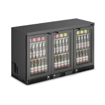 Picture of IMC Mistral M135 Bottle Cooler [Front Load] -  Glass Door - Black Painted Frame - H 800 mm - W 1350 mm - 0.357 kW