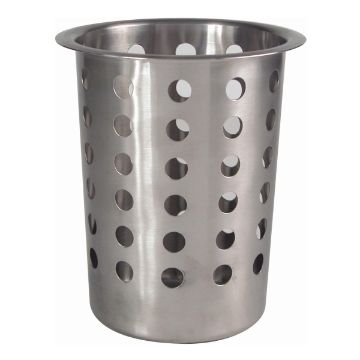 Picture of GenWare Stainless Steel Perforated Cutlery Cylinder