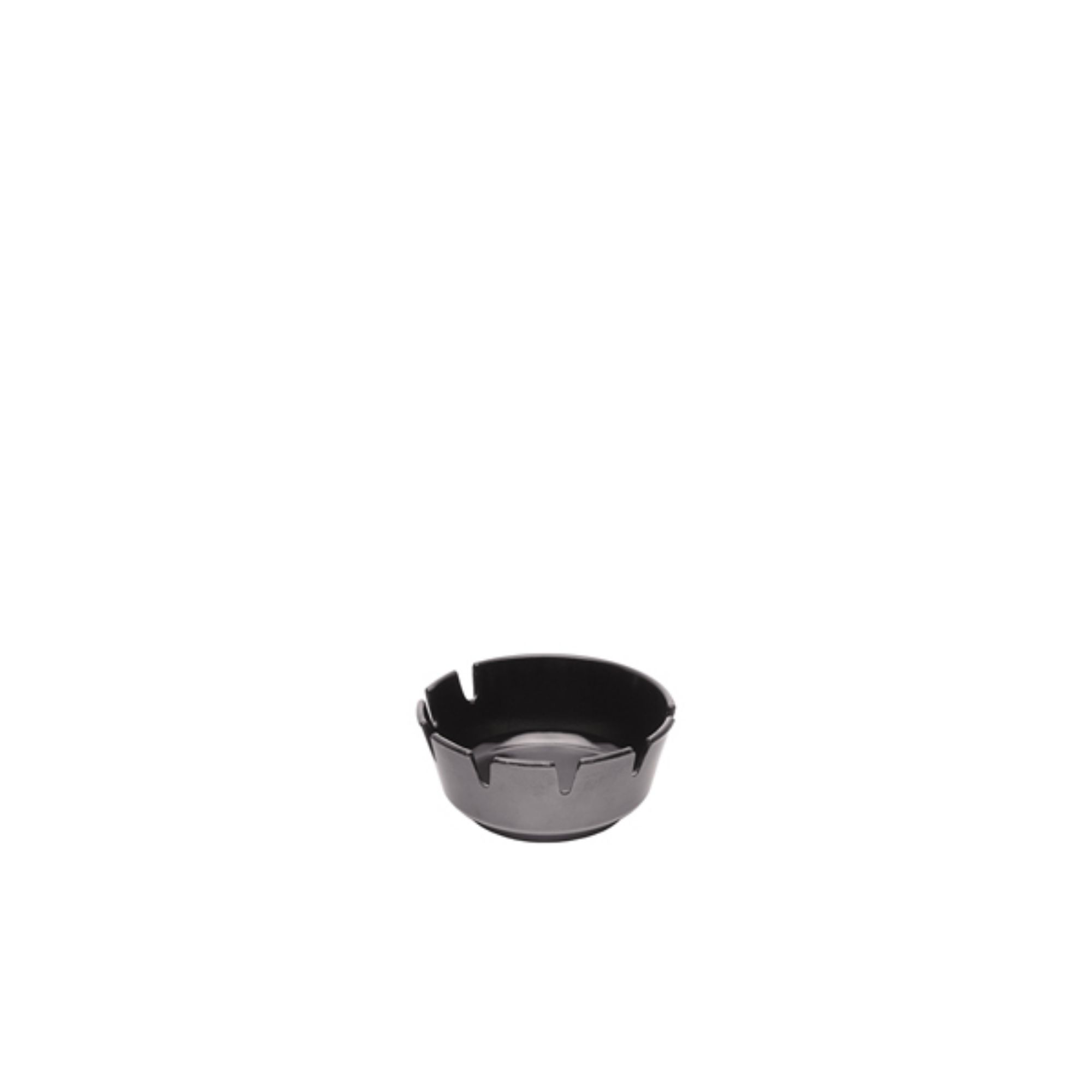 Picture of Melamine Deep Ashtray Black 100mm Dia - B322