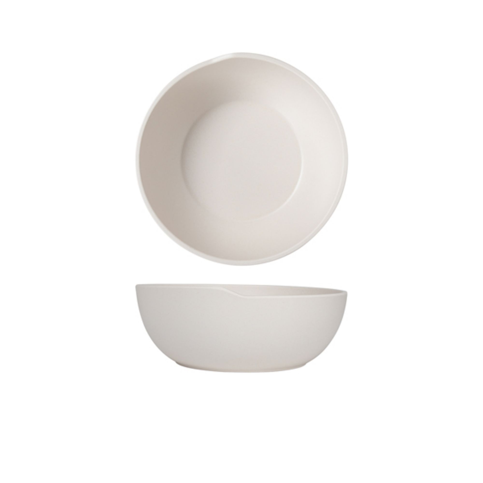 Picture of White Copenhagen Round Melamine Bowl 20 x 7.5cm - Pack of 6 - CP200945