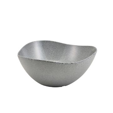 Picture of GenWare Melamine Grey Granite Triangular Buffet Bowl 35cm