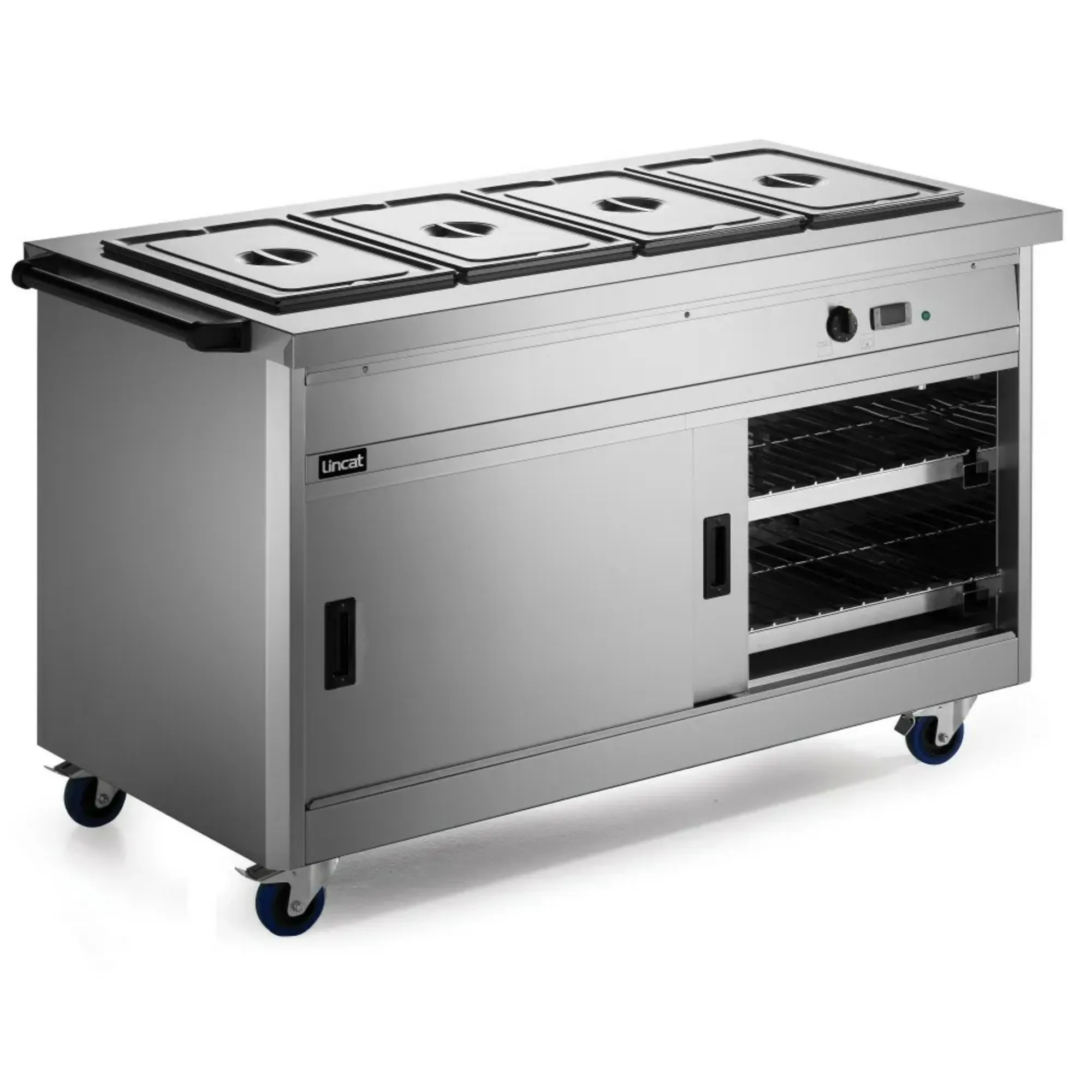 Picture of P8B4PT - Lincat Panther 800 Series Free-standing Hot Cupboard - Bain Marie Top - P8B4PT