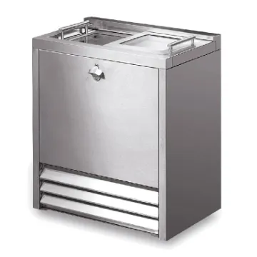 Picture of F73/071/SS - IMC BM70 Bottle Cooler [Top Load] - Glass Lid