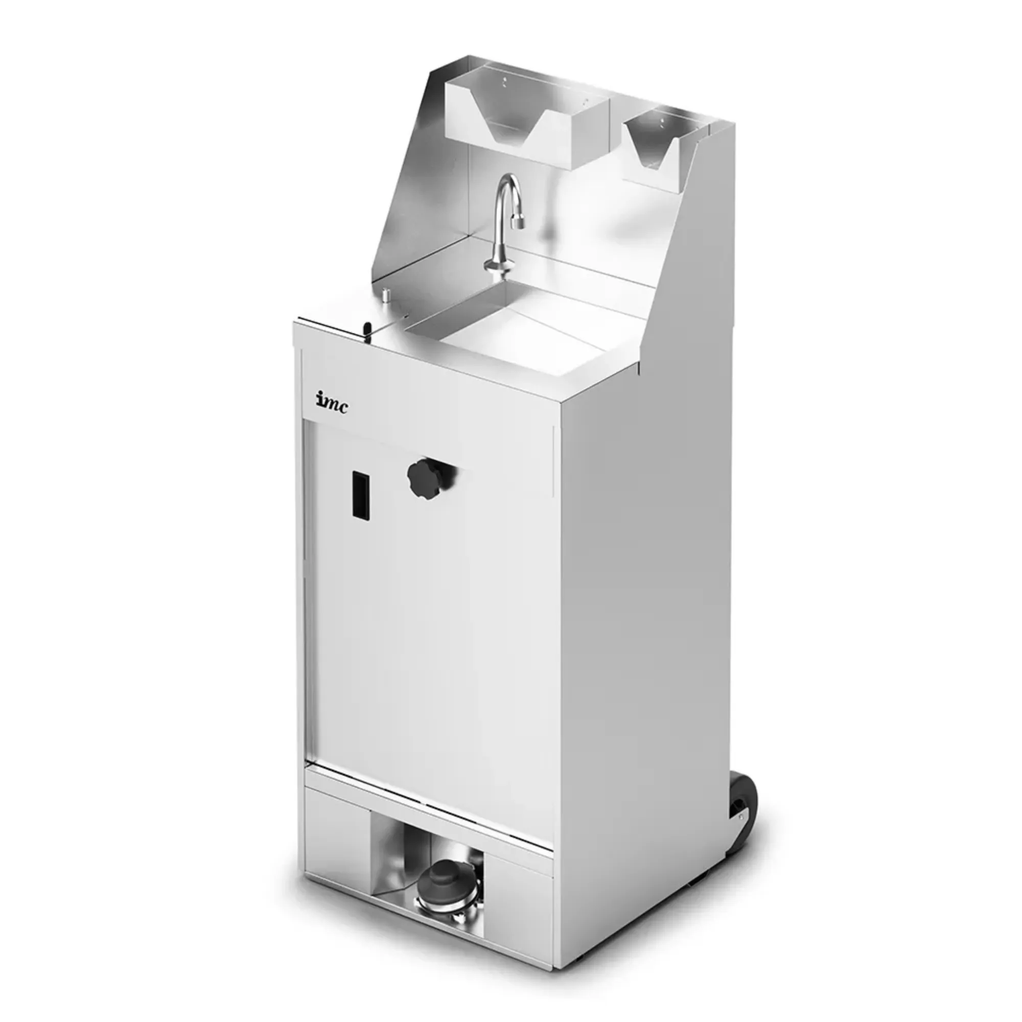 Picture of F63/502 - IMC IMClean High Capacity Mobile Hand Wash Station with Splashback, Soap & Paper Towel Holder
