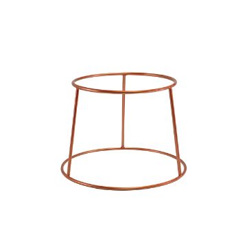 Picture of GenWare Copper Anti-Slip Round Buffet Riser 18cm
