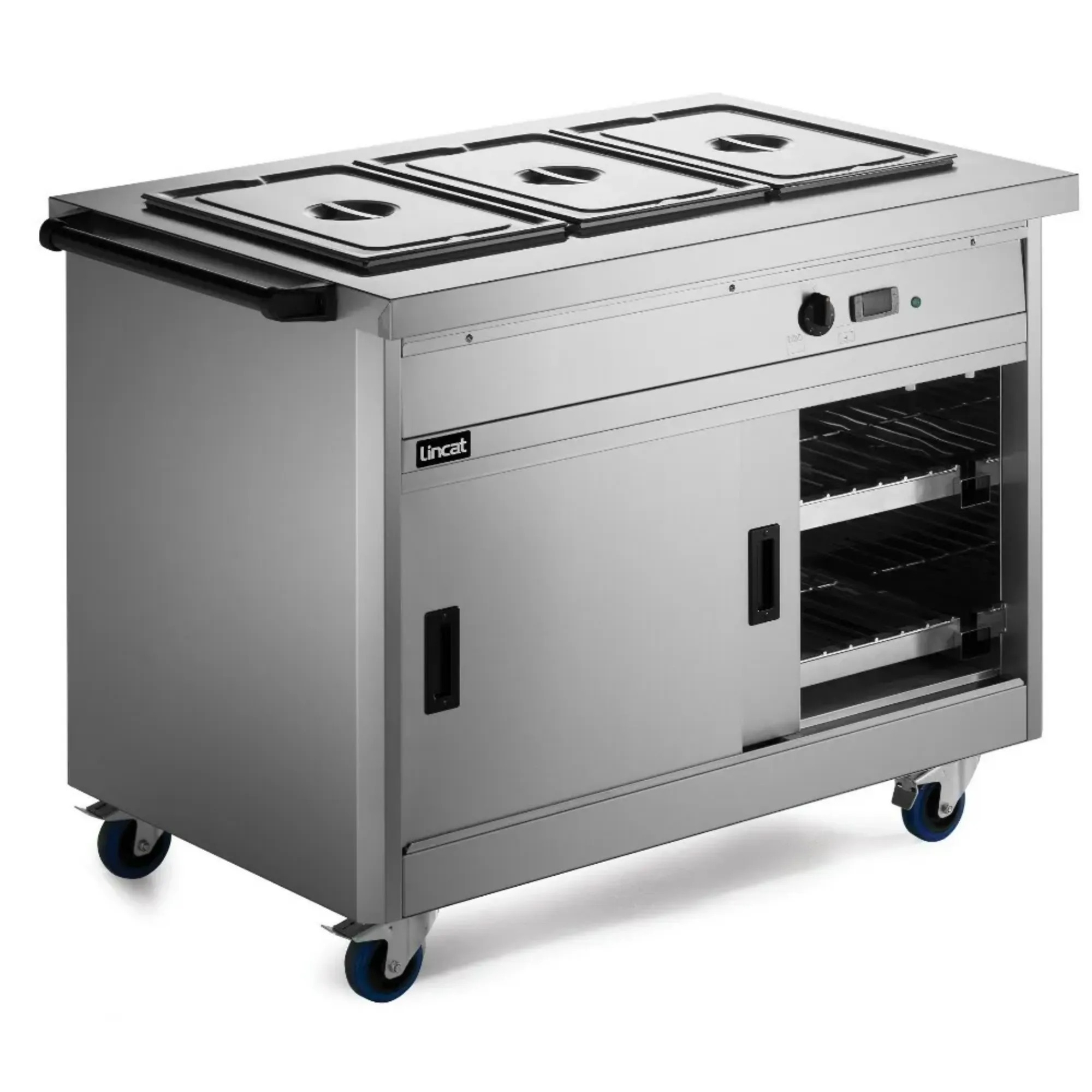Picture of P8B3PT - Lincat Panther 800 Series Free-standing Hot Cupboard - Bain Marie Top - P8B3PT