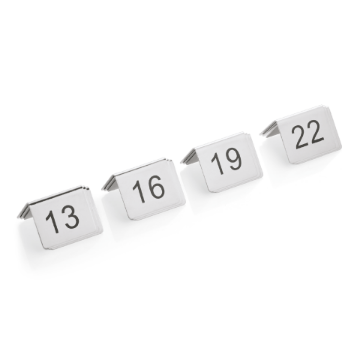 Picture of Set of table number signs (Set of 12)