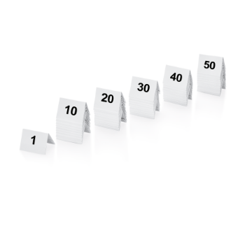 Picture of Set of table number signs (Set of 50)