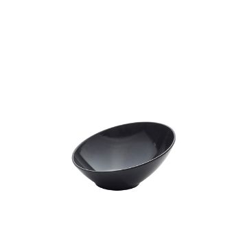 Picture of GenWare Melamine Black Slanted Buffet Bowl 21cm
