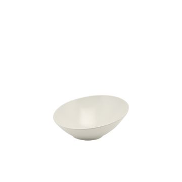 Picture of GenWare Melamine White Slanted Buffet Bowl 21cm