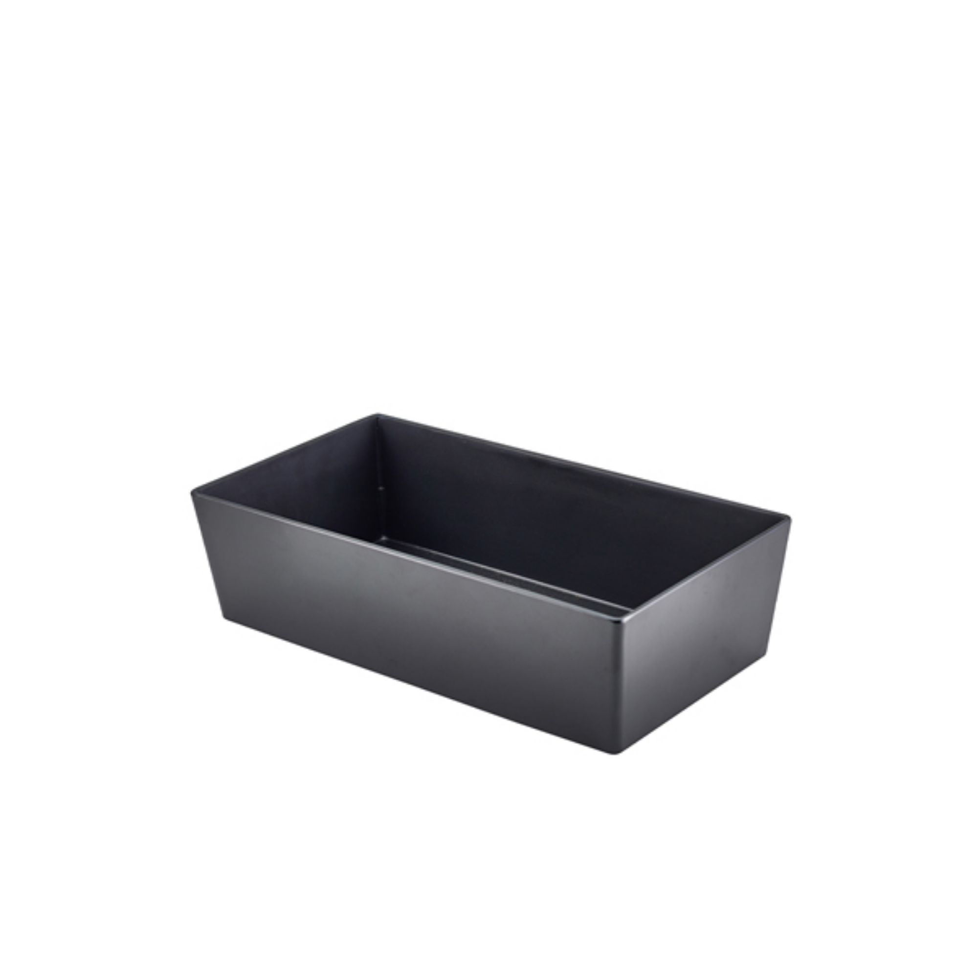 Picture of GenWare Melamine Matt Black Buffet Box GN 1/3 - MELBB13MBK