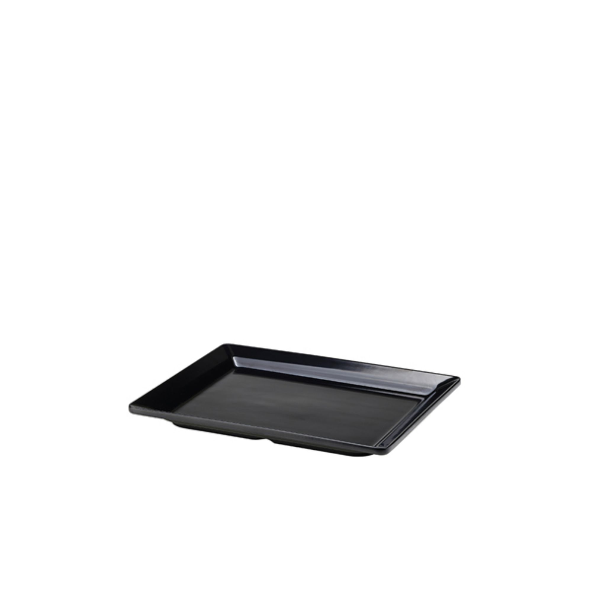 Picture of GenWare Melamine Black Platter GN 1/2 - MEL12-BK