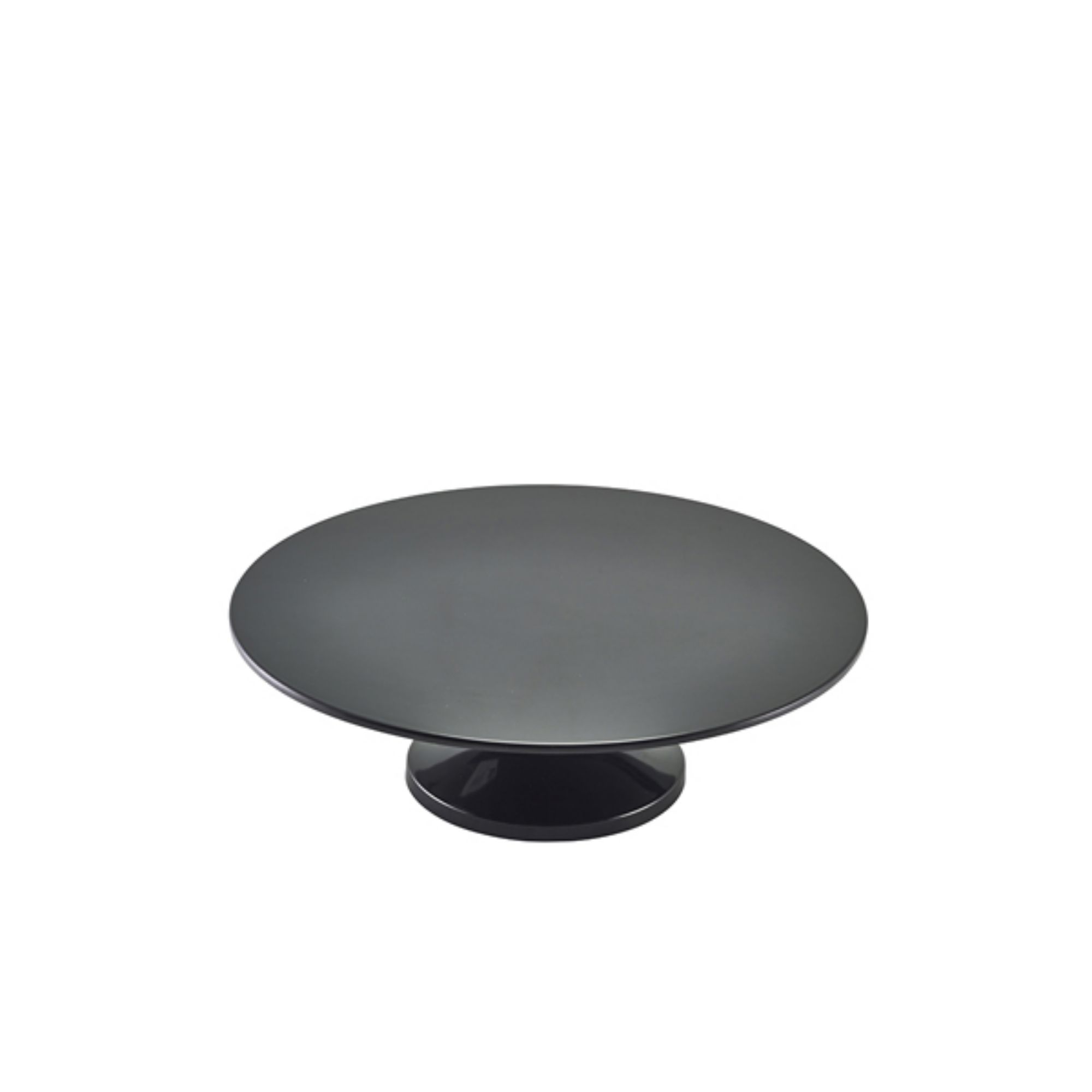 Picture of GenWare Melamine Black Cake Stand 33cm/ 13" - MCS33BK