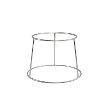 Picture of GenWare Silver Anti-Slip Round Buffet Riser 18cm