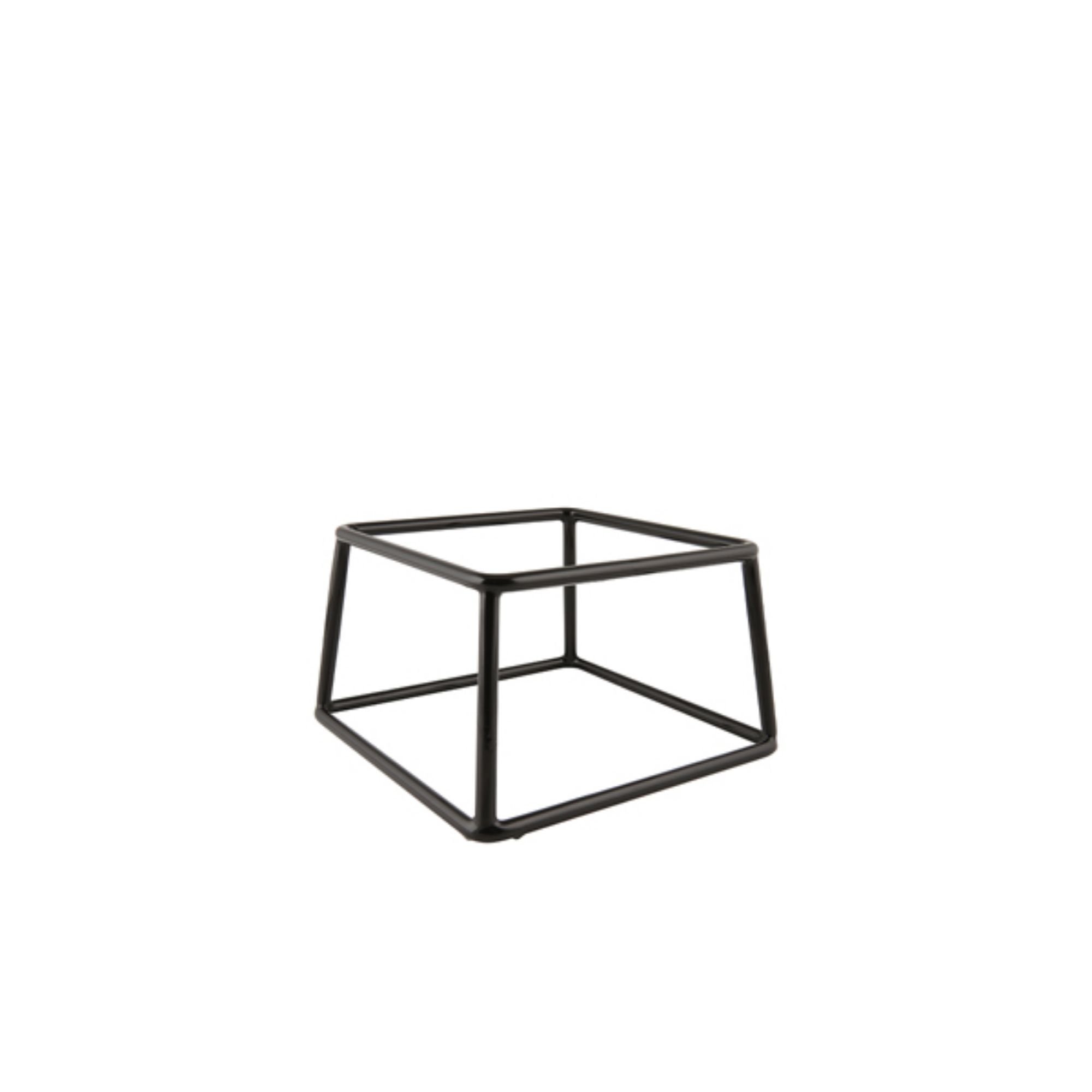 Picture of Genware Black Anti-Slip Buffet Riser 18 x 10cm - RSR-WBK10