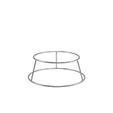Picture of GenWare Silver Anti-Slip Round Buffet Riser 10cm