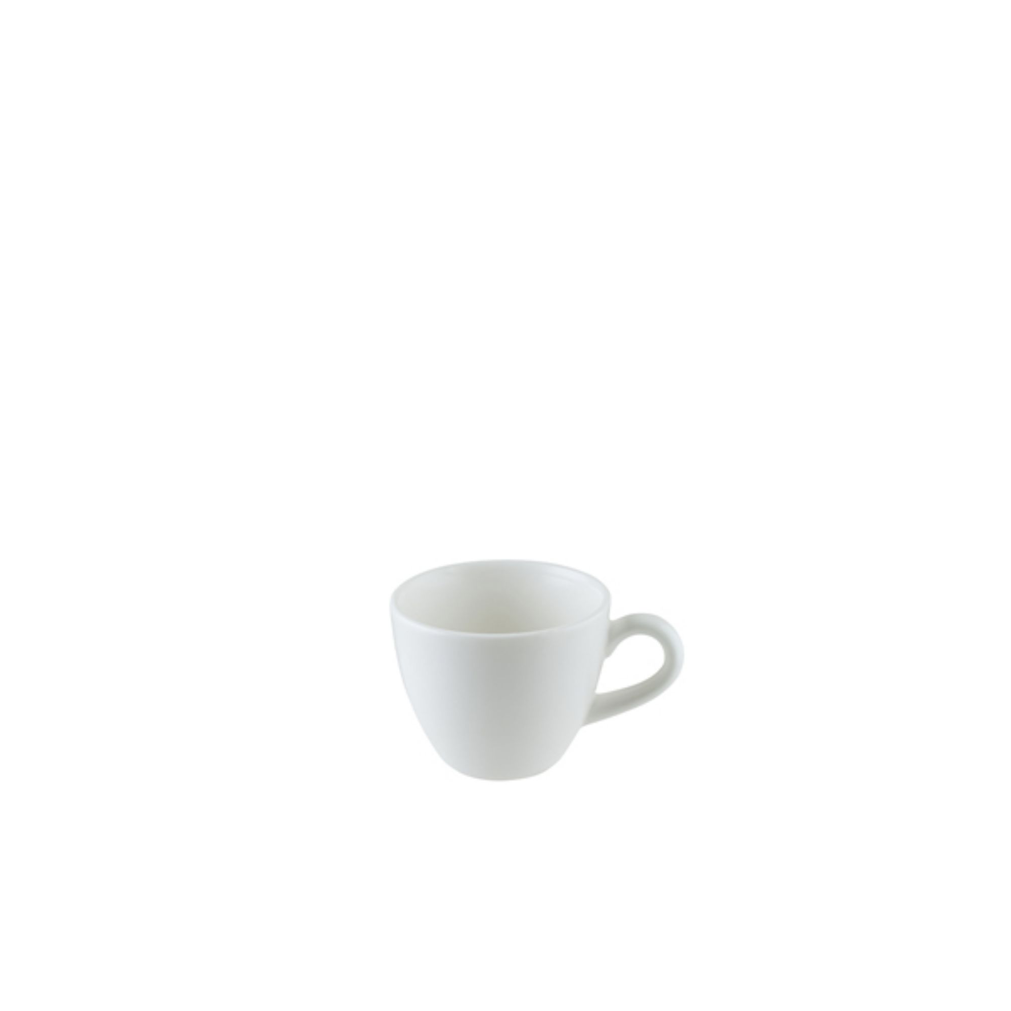 Picture of Matt White Rita Coffee Cup 8cl - Pack of 6 - MT-RIT02KF