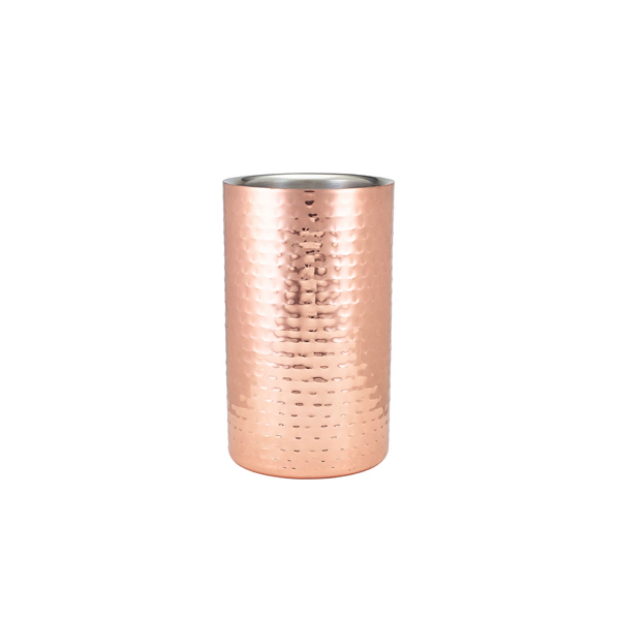 Picture of GenWare Hammered Copper Plated Wine Cooler - 003HC