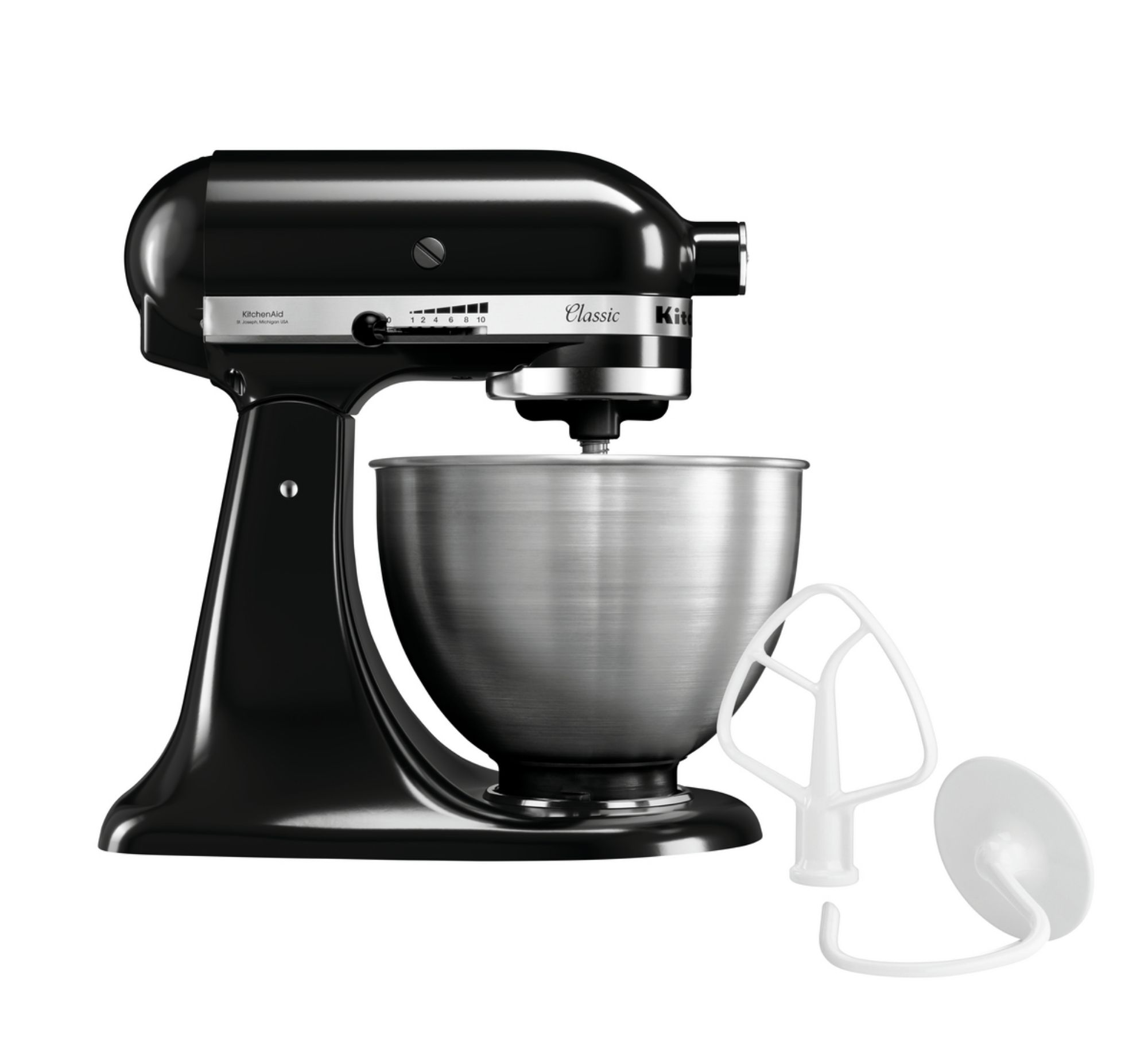 Picture of KitchenAid 5K45SSEOB, black, 4,28L