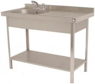 Picture of Parry SINK1070RFP - Stainless Steel Self Assembly Sink Single Bowl Single Drainer Right