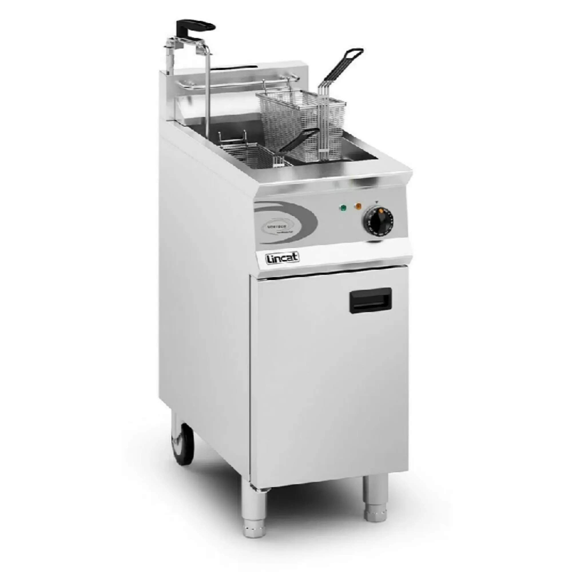 Picture of OG8115/OP/P - Lincat Opus 800 Propane Gas Free-standing Single Tank Fryer with Pumped Filtration