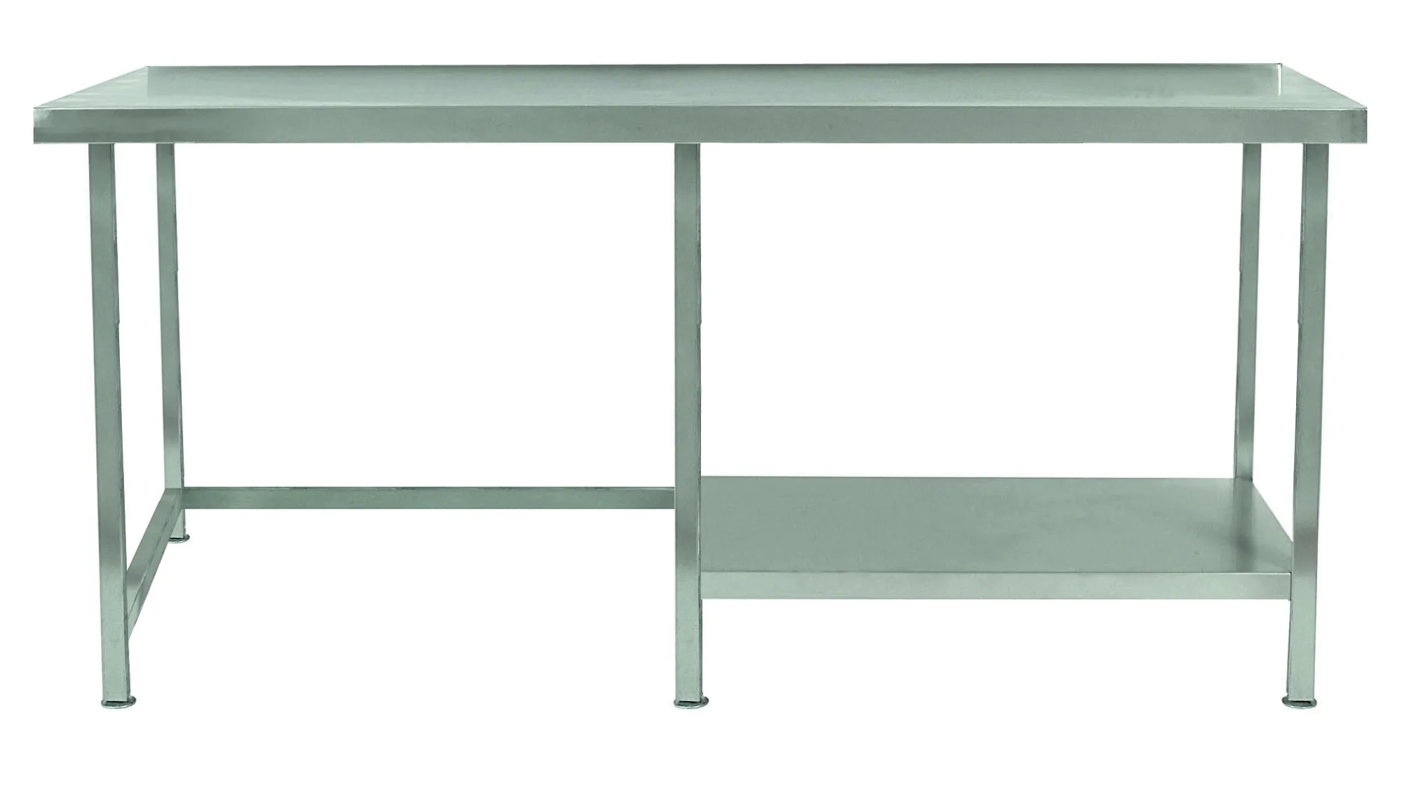 Picture of Parry TABHRW - Stainless Steel Table With Part Under Shelf Right Hand Side Wall 900 x 1200 x 700 - TABHR12700W