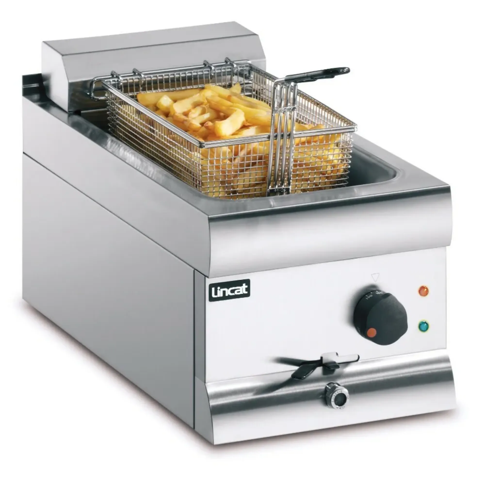 Picture of Lincat Silverlink 600 Electric Counter-top Single Tank Fryer - 1 Basket - W 300 mm - 9.0 kW