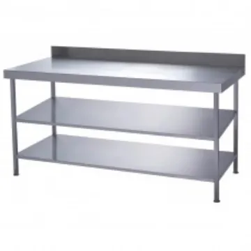 Picture of Parry TAB2W - Stainless Steel Tables With Two Undershelf Wall 900 x 1500 x 600
